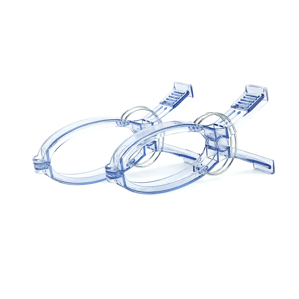 Transparent Plastic Clothes Pins Dress Shirt Collar Holder