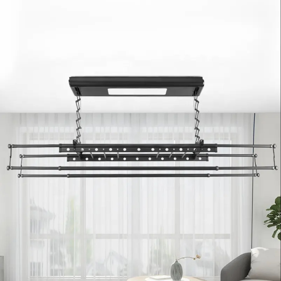 2025 Newest Automatic Balcony Clothes Drying Rack