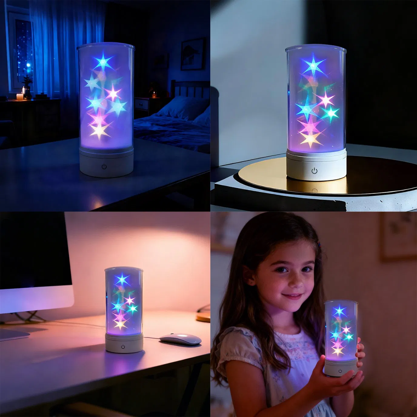 Настольная лампа D10c Star Light для кемпинга и декора