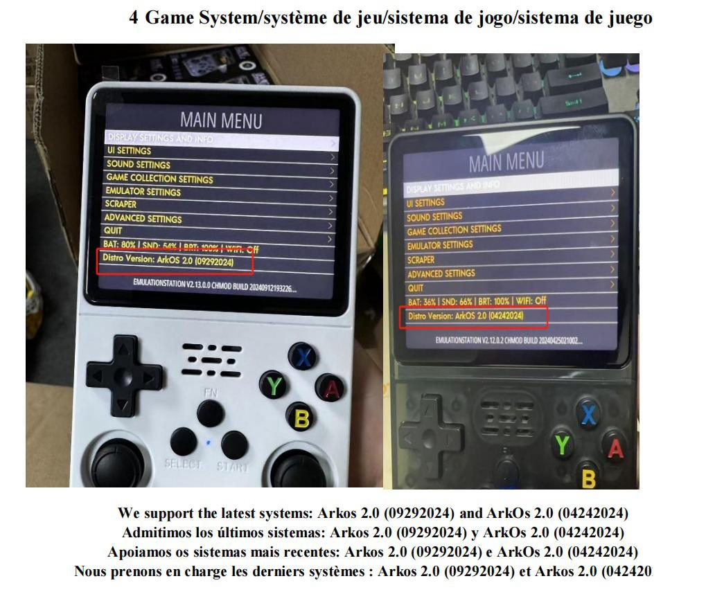 Портативная консоль R36S с 15000+ игр, 3.5 IPS экран