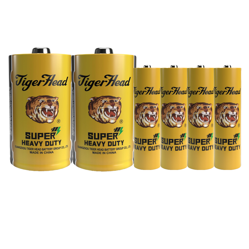 Батарейка D Tiger Head R20p Super Heavy Duty Carbon Cell