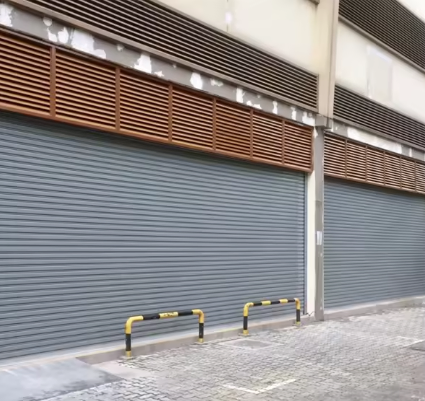 Aluminum Electric Roller Blinds with Remote Control Industrial Tube