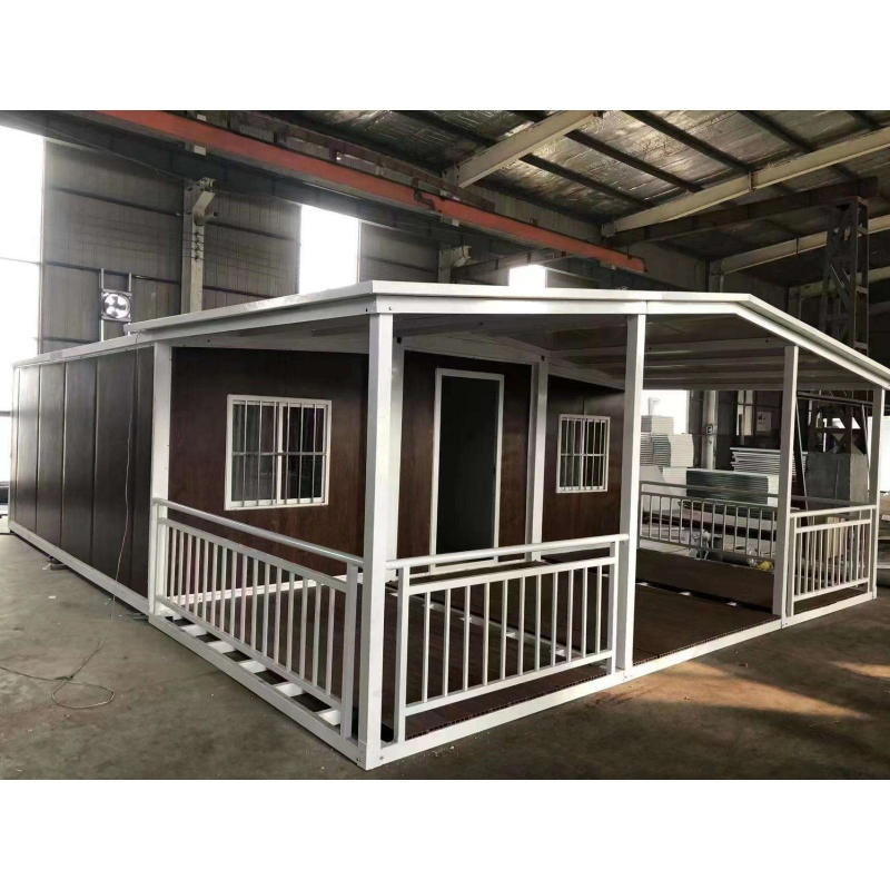 Expandable Prefabricated Villa Prefab Movable Expandable Container Home Portable House with Balcony