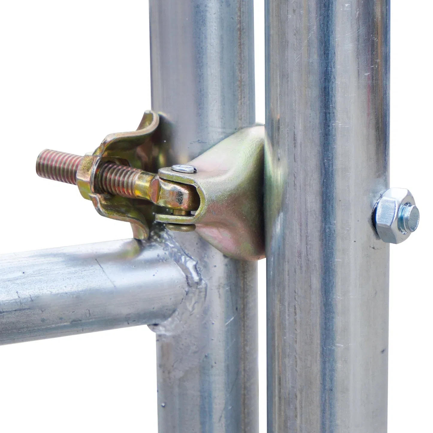 Scaffolding System Parts Color Zinc Plated Steel Scaffold Double Swivel Coupler