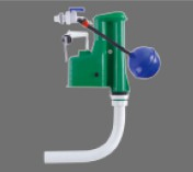 Ningbo Well Product Siphone Type Cistern Flush Mechanism Td-B09