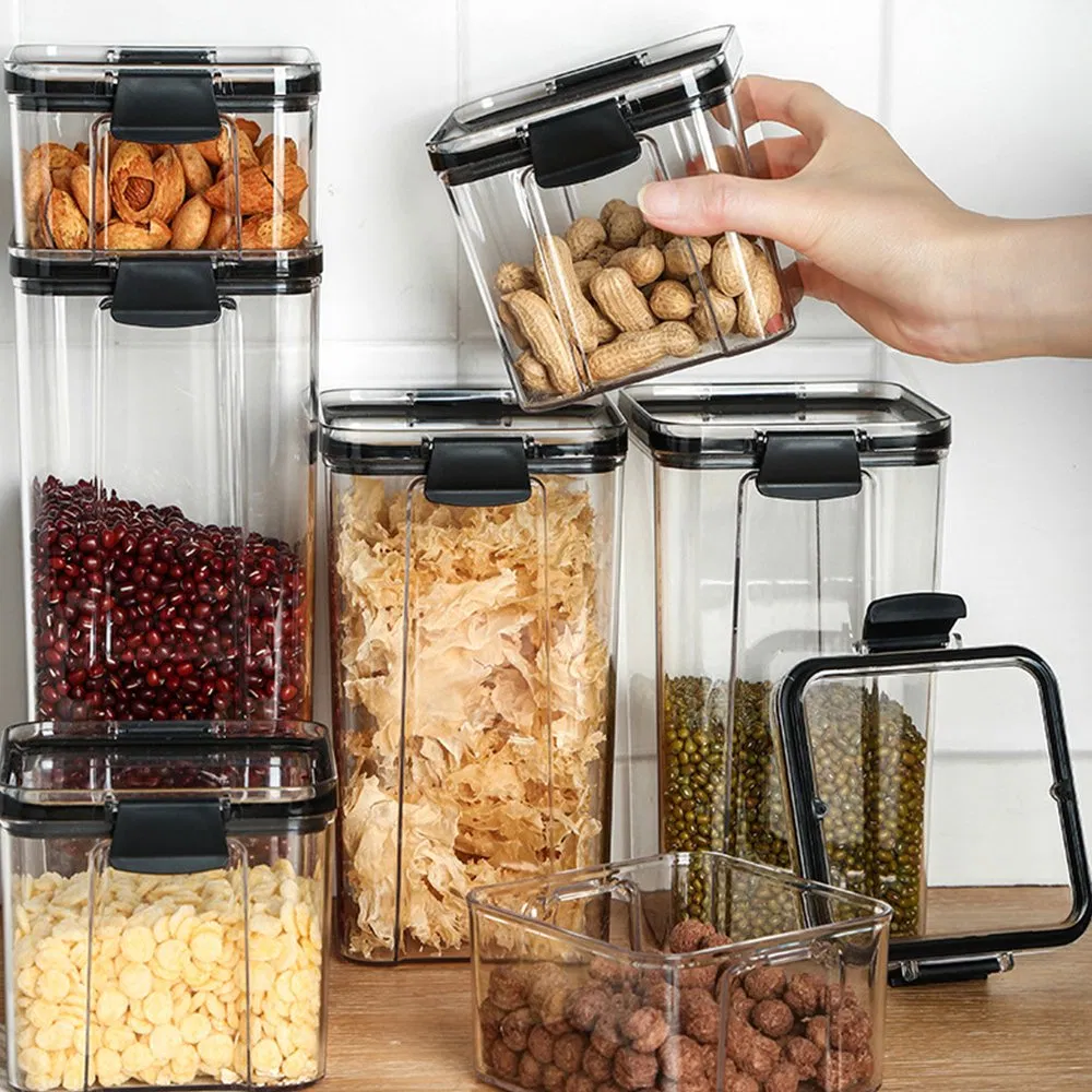 BPA Free Airtight Food Storage Containers Jars for Dry Food with Lids
