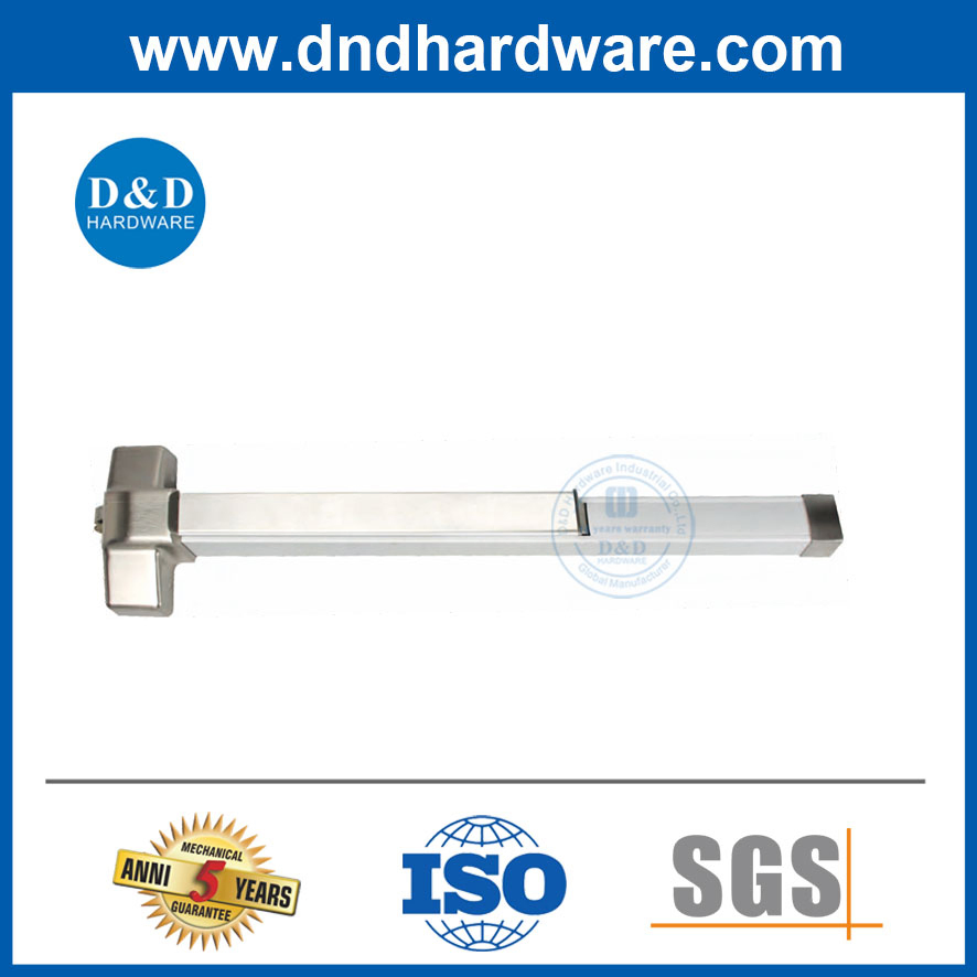 Aluminium Alloy Stainless Steel Rated Door Hardware Exit Device Panic Lock Bar
