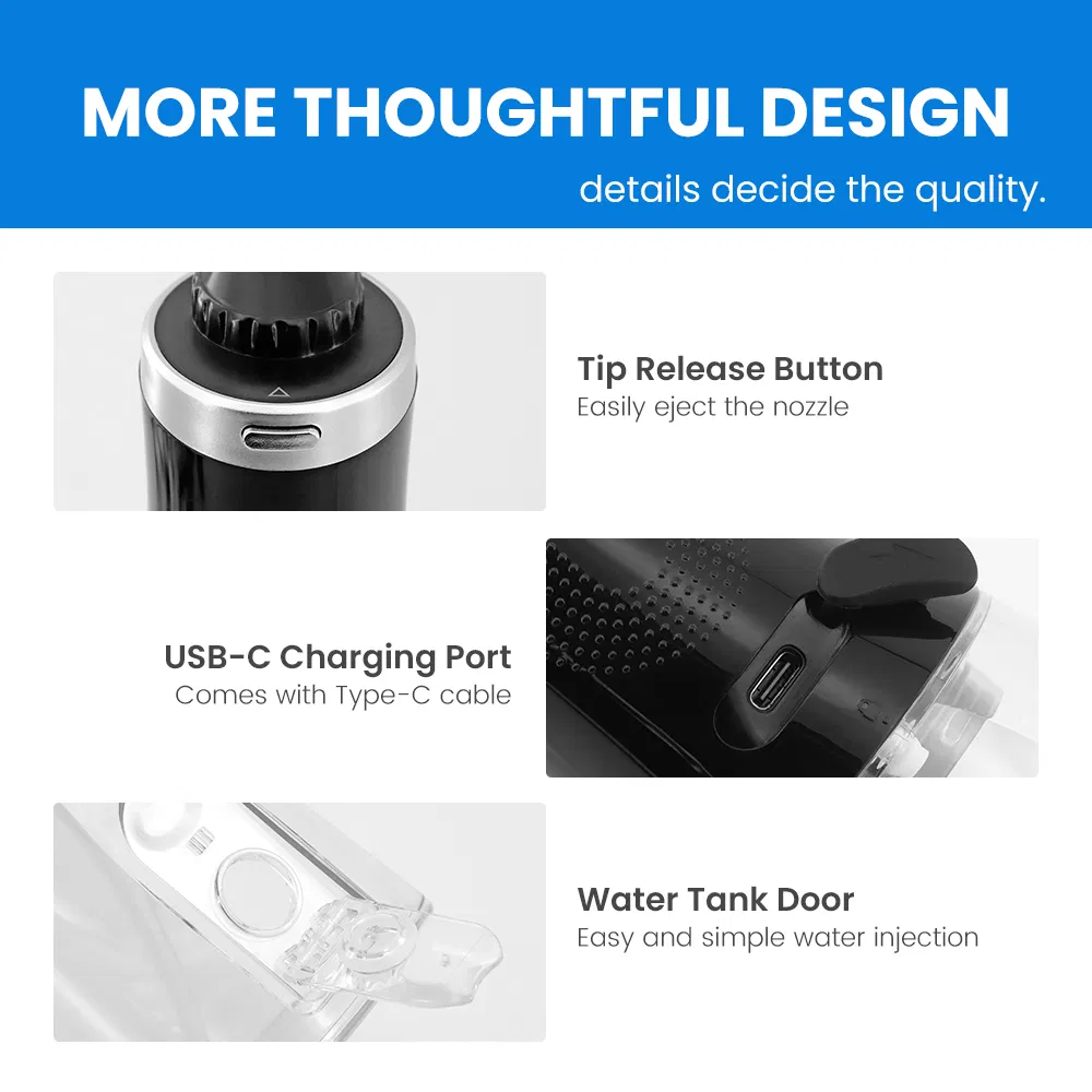 USB Charging Water Dental Flosser Professional Oral Irrigator for Braces Supplier