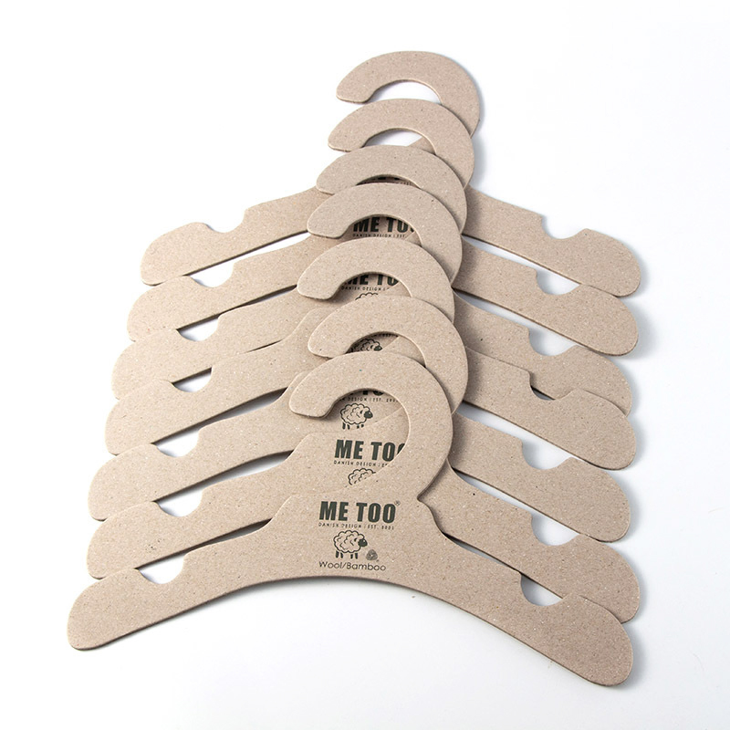 Factory Custom Design Boutique Paper Clothing Hangers Eco-Friendly Cardboard Pants Hanger