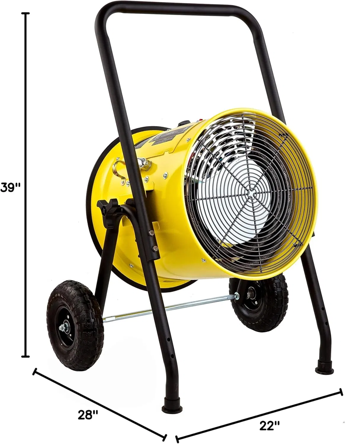 30kw High-Efficiency Movable Electric Heater Industrial Portable Hot Air Blower for Outdoor/Indoor Use Workshop Factory Garage Construction Sites