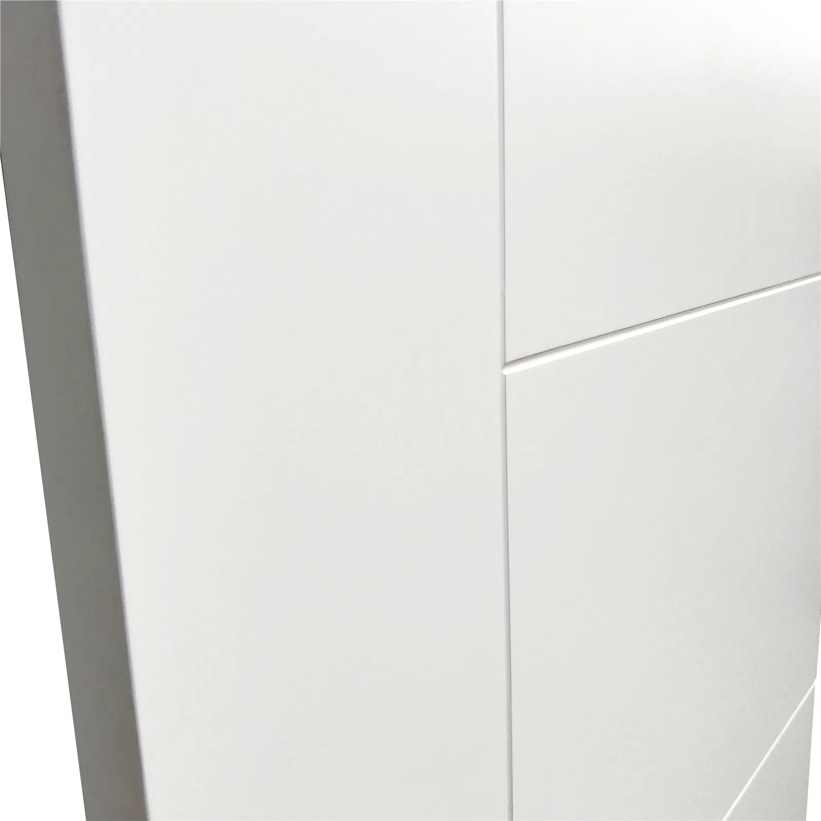 Kangton 4-Grooved White Primed Door Interior Soundproof Door for Home Design