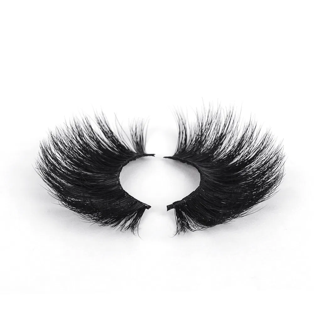 Vendor Wholesale False Eyelashes Full Strip Lashes Fake Eye Lash Private Label 3D Mink Vegan Faux Mink Fluffy Eyelash