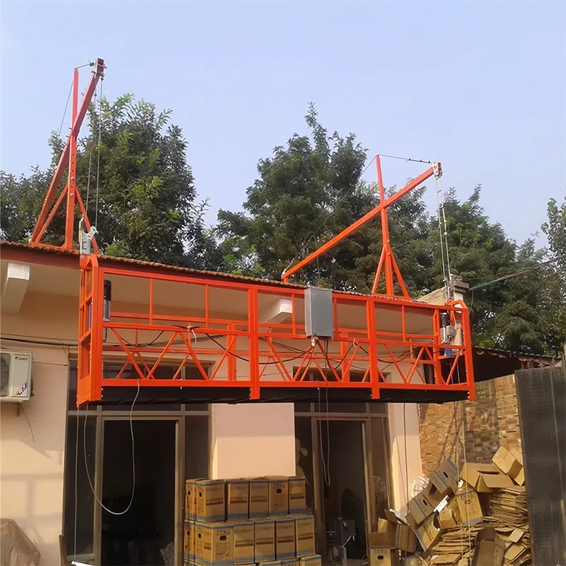 Electric Elevated Builders Work Platform Man Lift Gondola Building Cradle for Cleaning Maintenance