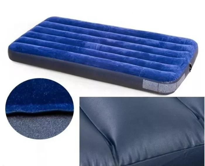 2025 New Twin Classic Inflatable Airbed Mattress Downy Flocked Comfortable and Durable