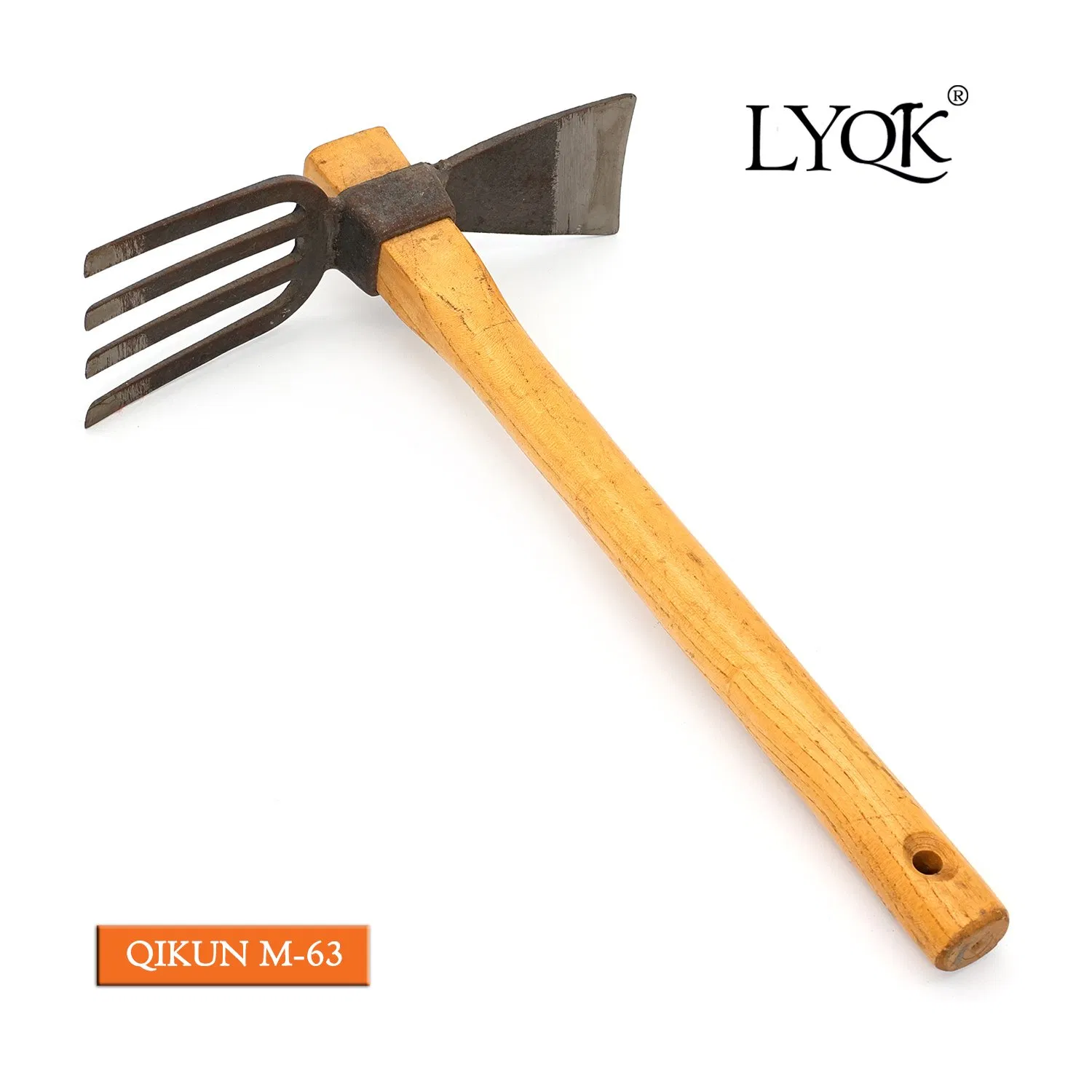 M-61 Agricultural Tool Garden Tool Farming Tool Manual Drop Forged Steel Rake with Sharped End