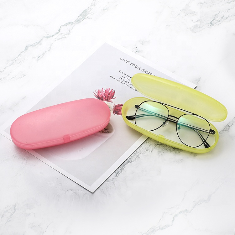 Hot Selling Colorful Plastic Sunglasses Case, Personalized Glasses Case Custom Logo_Algz_1