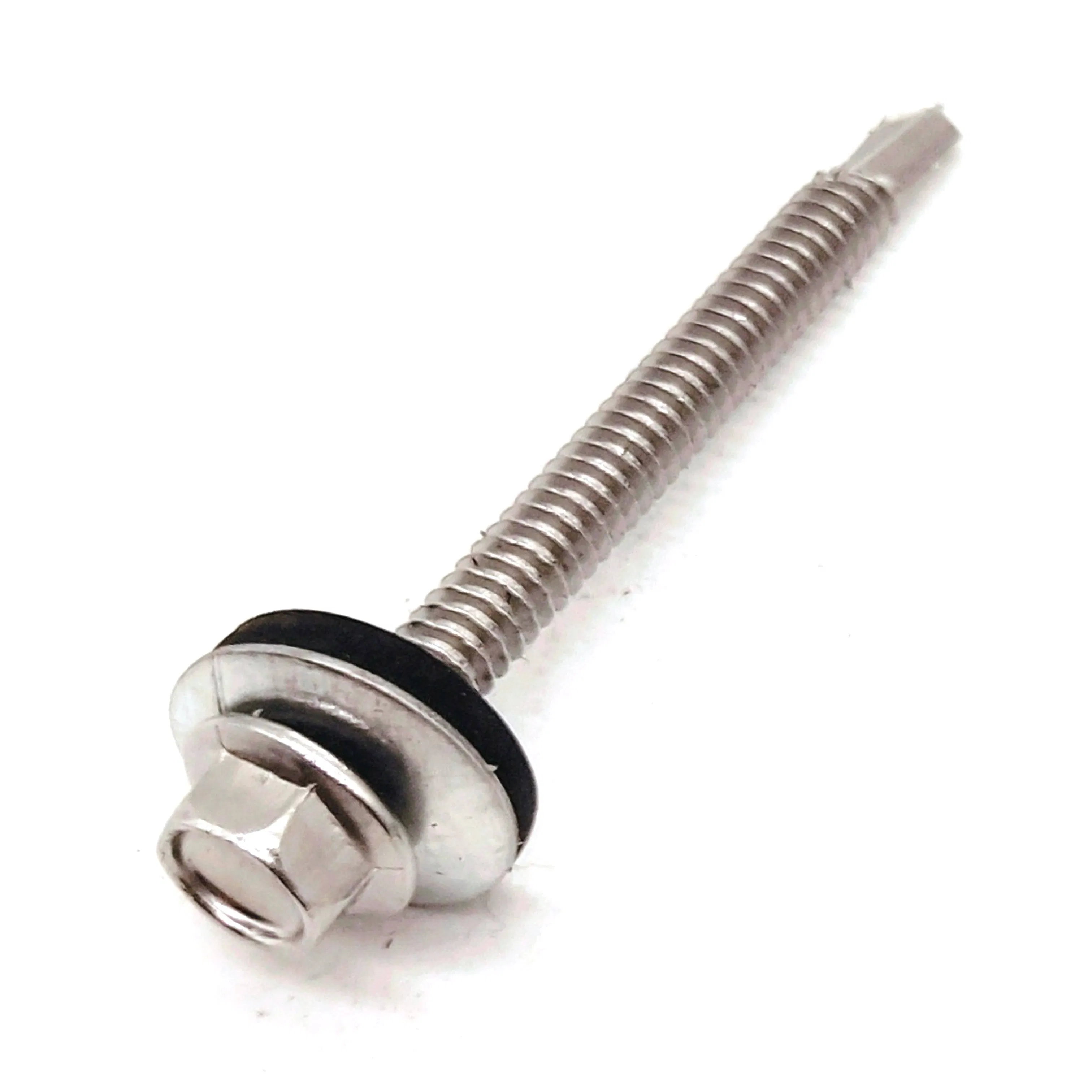 Stainless Steel SS304 SS316 Ss410 DIN 7504 Hex Flange Head Roofing Screw Bi-Metal Screw Self Drilling Screw