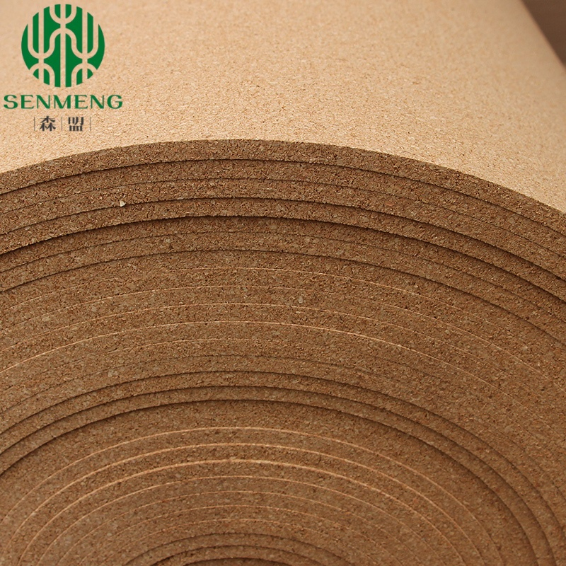 Custom 0.8-12mm Roll Cork Self-Adhesive Floor Adhesive Cork Roll