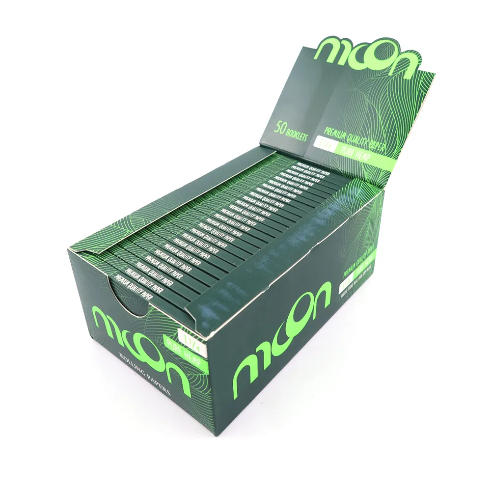 Premium Custom Brand Rolling Paper Factory 100% Pure Organic H Emp Paper Smoking Accessories Tobacco Cigarette Smoking Papers Factory Wholesale Price