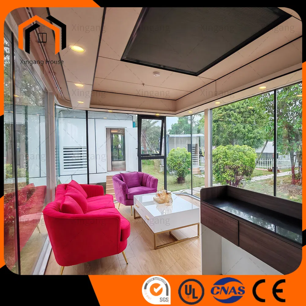 Mobile Homes Apple Cabin Space Capsule House Luxury Prefabricated Container Mini House Villa Tiny Modular Prefabricated House
