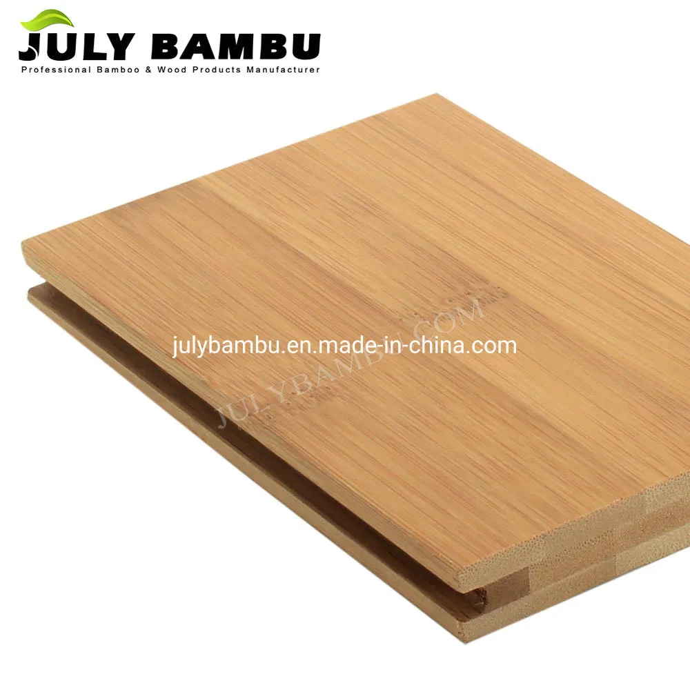 High Density Bamboo Material Make 15mm Bamboo Flooring Carbonized Horizontal Bamboo Wood Floor for Indoor