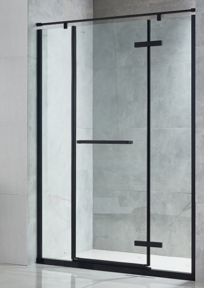 Corner Entry Square Pivot Door Glass Shower Enclosure Cubicles