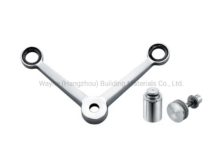 120mm Stainless Steel Glass Spider with 2 Arms 90 Degree/ Glass Fitting Hardware, Point-Fixed Curtain Wall Hardware with High Quality and Best Price