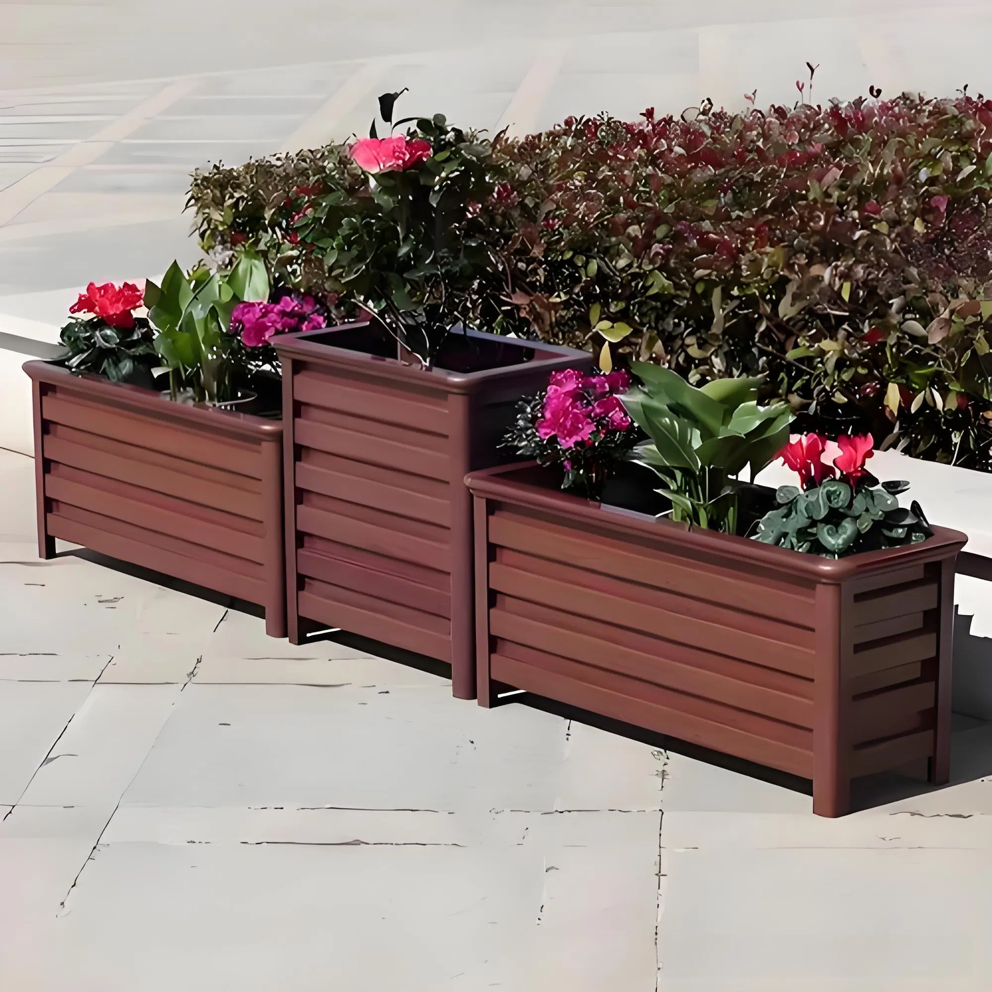 Attractive Aluminum Planter Box for Eye-Catching Home Decoration