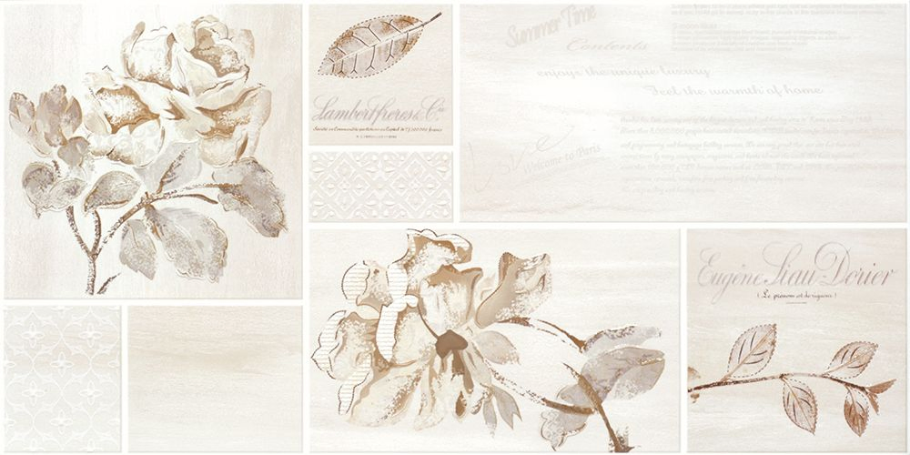 Stone Imitation Texture Porcelain Tiles Synthetic Palm Contemporary Pattern Tile