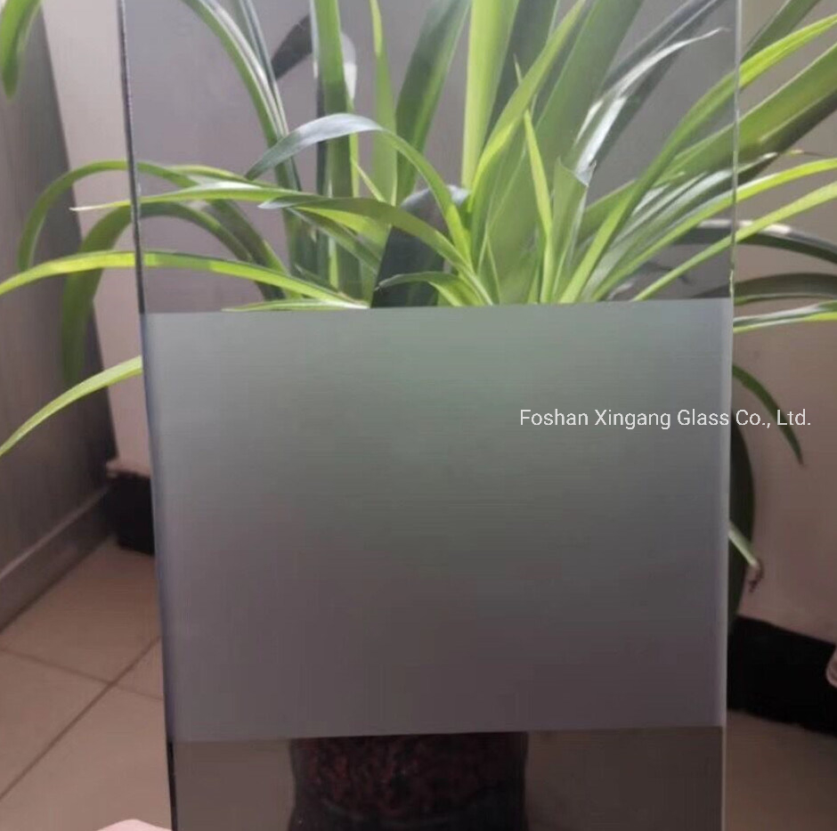 Tinted Mirror Tint Glass Acid Etched /Frosted Glass for Partition Glass Door