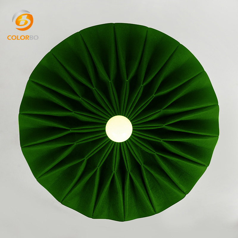 Carton Packed 1 Year Warranty Beautiful Petals Modelling PET Felt LampShade