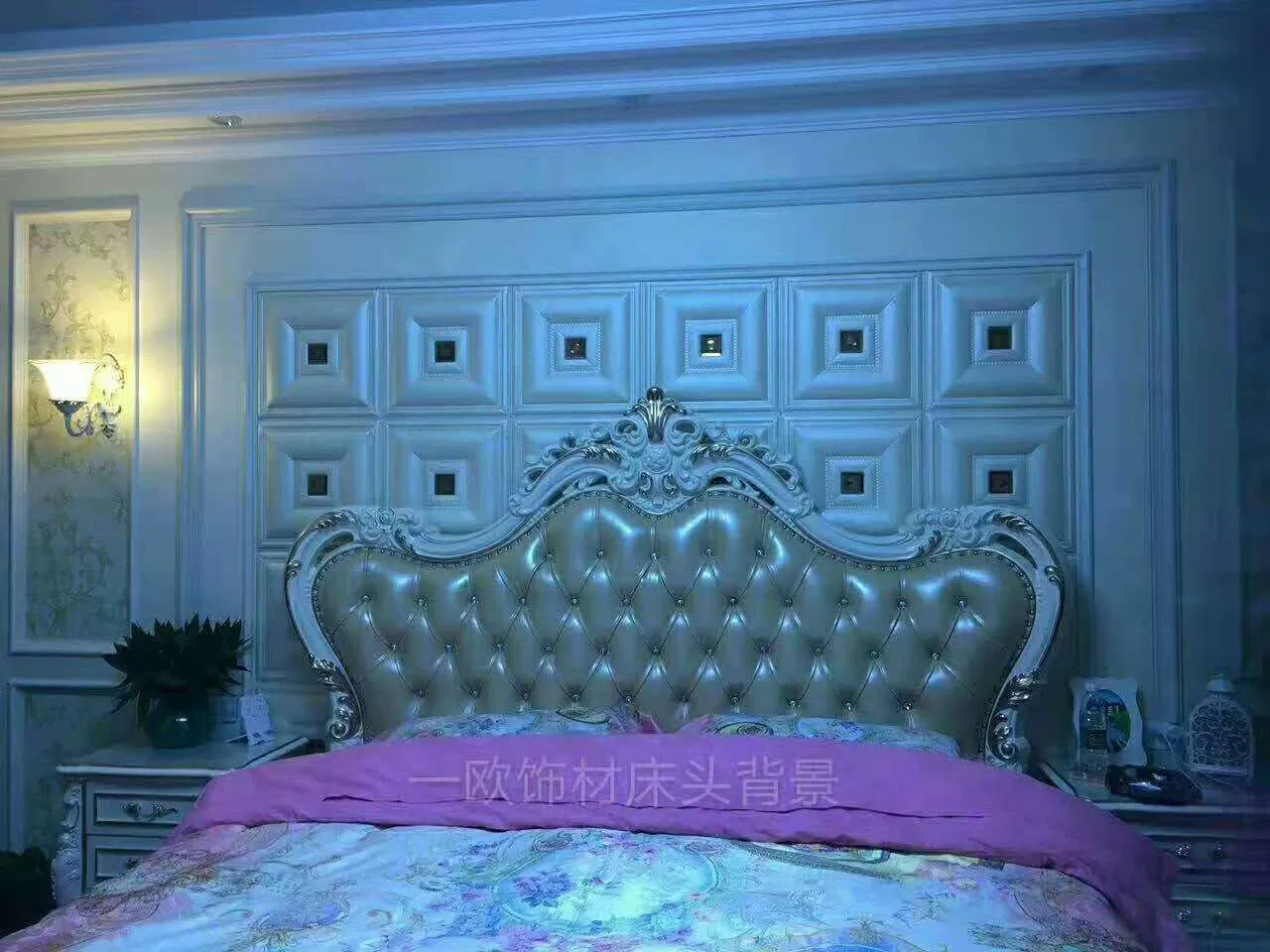 Самоклеящаяся 3D панель для стен из кожи