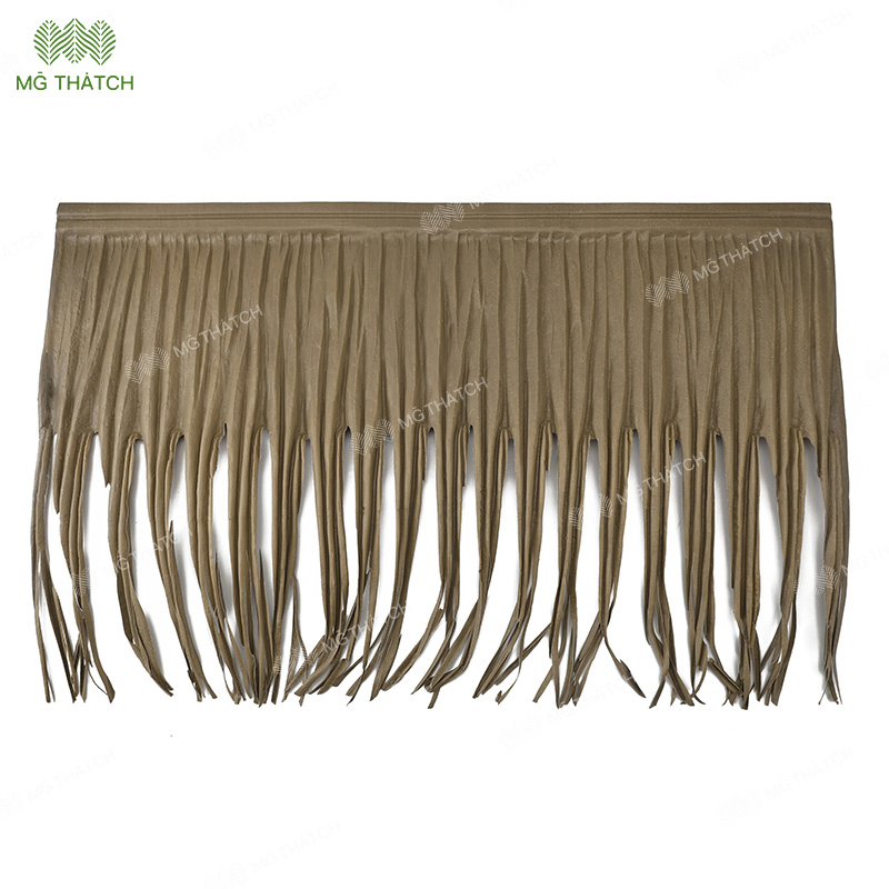 Cheap Synthetic Palapa Palm Leaf Thatch UV-Protected Palma Plastica Artificial Thatch