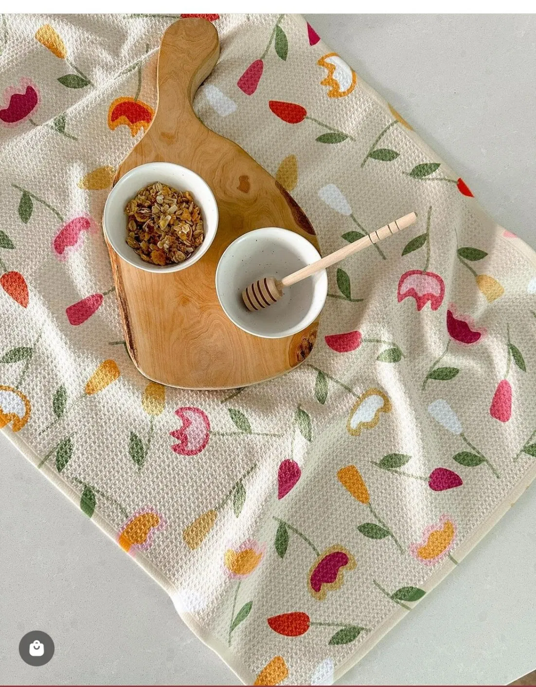 Personalized Waffle Weave Tea Towel Super Absorbent Knitted Kitchen Towel Custom Printing for Sublimation