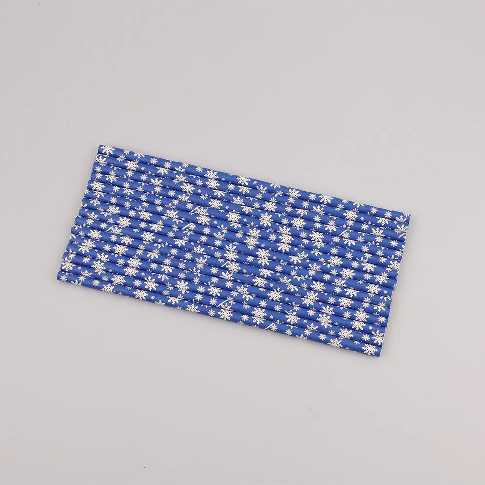 One-Time Gold-Embossed Paper Straws, Colorful Creative Decorative Paper Straws for Juice Drink Parties, Custom-Made Biodegradable Paper Straws