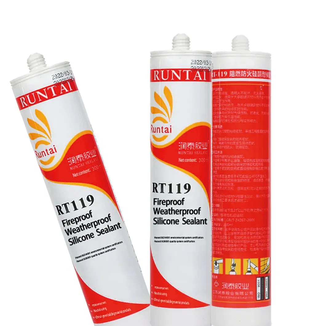 Premium Fireproof Silicone Sealant for Antibacterial Glass Use