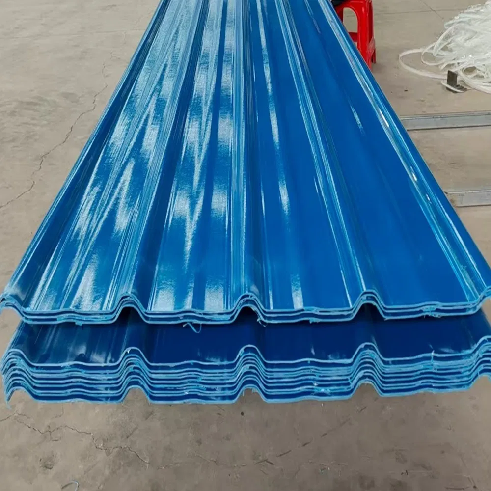 Fiberglass Reinforced Polyester FRP Corrugated Roofing Sheet