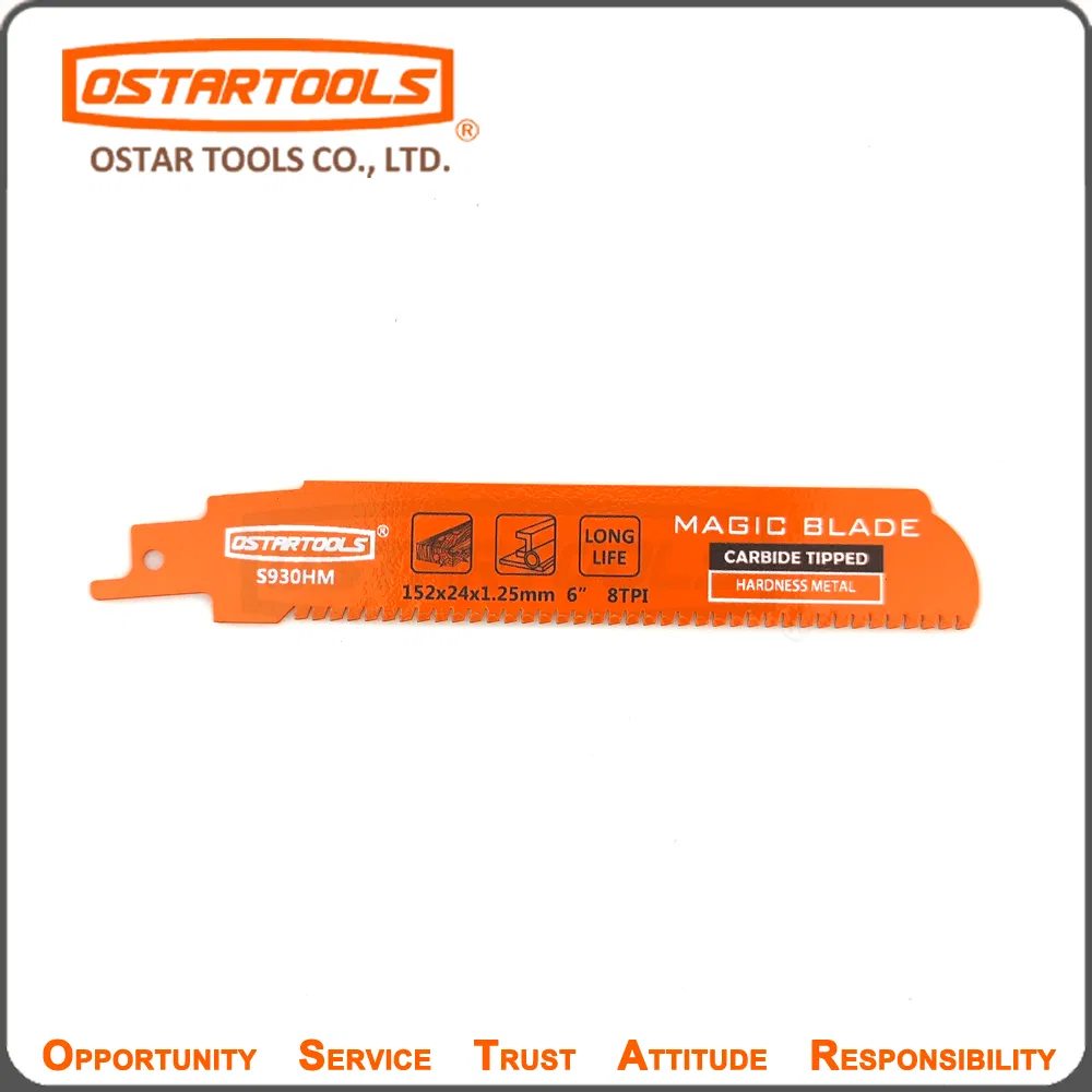 Premium 6 Inch Reciprocating Saw Blades for Tough Alloys