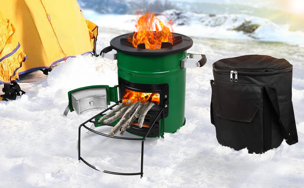 Portable Rocket Stove for Ourtoods Camping