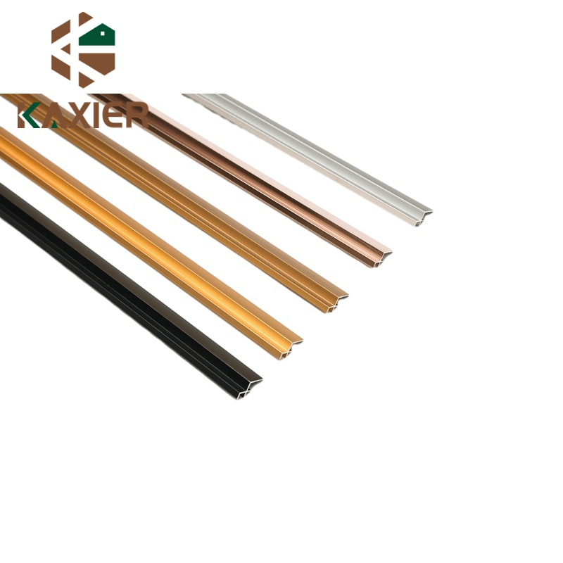 Decorative Wall Protector Corner Flexible Baseboard Aluminum Recessed Skirting Line Profile Aluminium Extrusion Profile Wall for Wall Panel