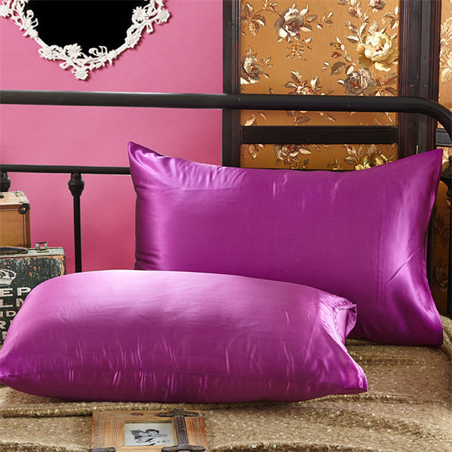 Factory Supply Excellent Quality Simple Modern Bedroom Decorative Silk Pillow Case for Hair and Skin
