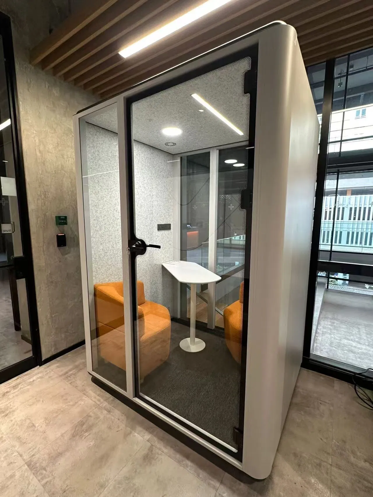 Eco-Friendly Adjustable Small Office Pod for Home Workspaces