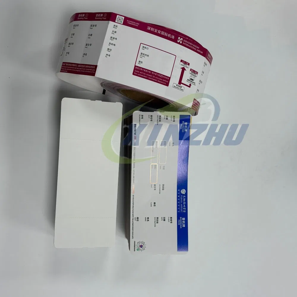 Wholesale Thermal Jumbo Cardboard Paper for Airline Boarding Pass