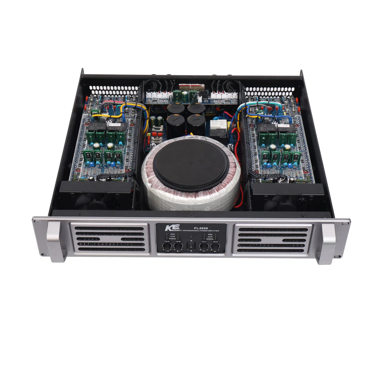 Ke Audio Entertainment Conference Professional Amplifier Pl4800 Class Td Four Channels Class H3