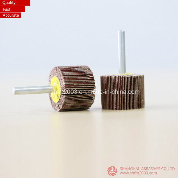 Flap Wheel for Stainless Steel Abrasive Flap Wheel with Shaft Shank