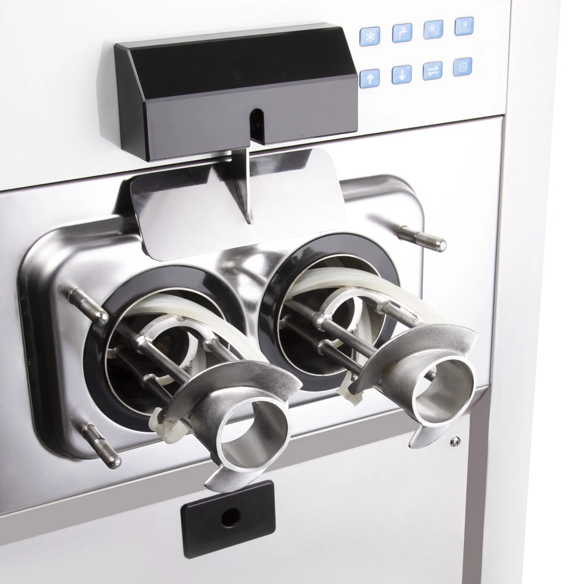 220V Three Flavor Soft Serve Freezer Ice Cream Making Machine with CE