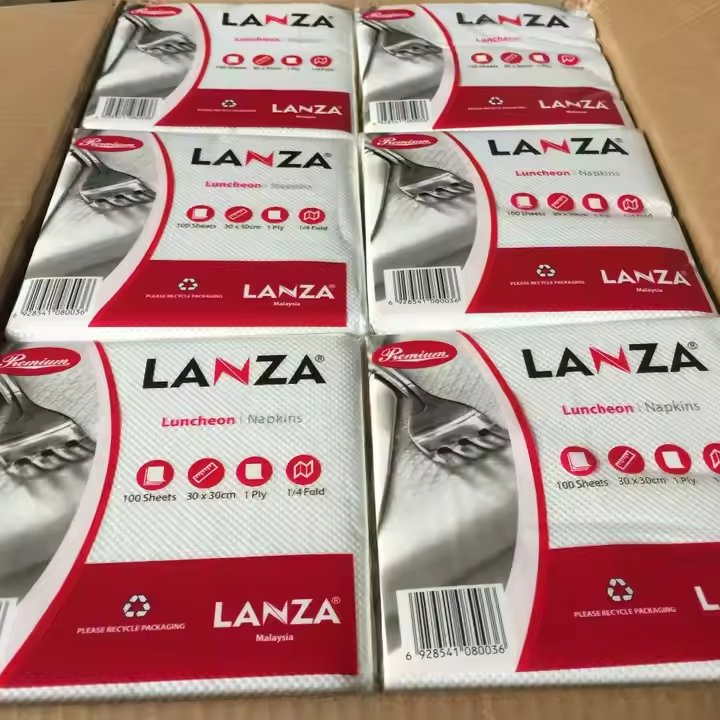 Soft 1-Ply 30*30cm White/Color Napkins for Party, Restaurant