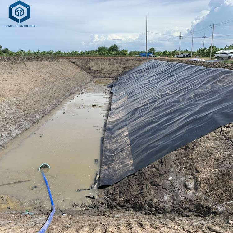 1.0mm 1.5mm Reliable Pond Lining Membrane Lining for Waste Water Treatment