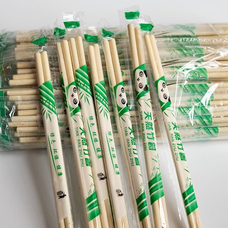 Wholesale Disposable Round Bamboo Chopsticks with Custom Logo