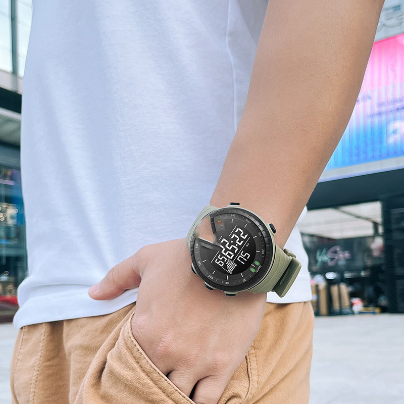 Popular Multifunctional Waterproof Sports Electronic Watch LED Hiking Outdoor Student Watch